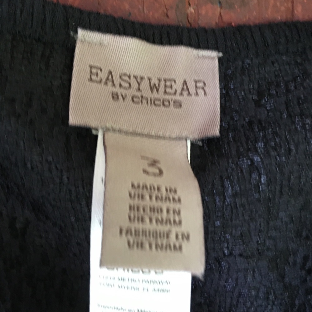 Easywear By Chico Size 3 Open Cardigan - image 2